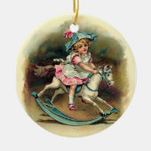 Rocking Horse Keramisch Ornament (Voorkant)