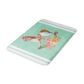  Rocking Horse met Floral Bouquet Badmat (Gekanteld)