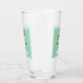  Rocking Horse met Floral Bouquet Glas (Links)