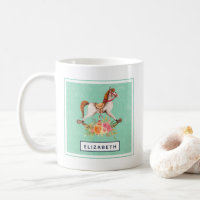  Rocking Horse met Floral Bouquet
