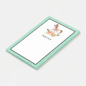  Rocking Horse met Floral Bouquet Post-it® Notes (Schuin)