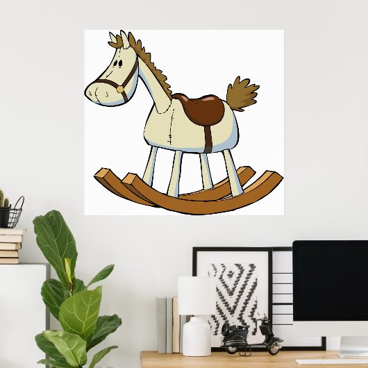 Rocking Horse Poster (Thuiskantoor)