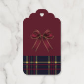  Rocking Horse  Preppy Bow Bedankt Cadeaulabels (Achterkant)