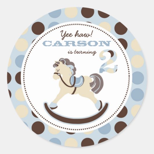 Rocking Horse Sticker 2 (Voorkant)