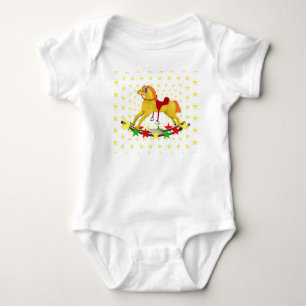 Rocking Horse van kleine Cowboy Romper