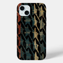 Rocking in de VS Chic vervaagde kleuren  57' iPhone 15 Mini Hoesje