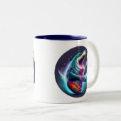 Rocking Megalodon Kid's Mug (Devant droit)