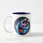 Rocking Megalodon Kid's Mug (Gauche)