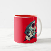 Rocking Megalodon Kid's Mug (Devant droit)