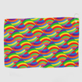 ROCKING RAINBOW SOCK SMALL PATTERNS GOLFHANDDOEK (Horizontaal)