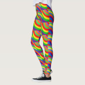 ROCKING RAINBOW SOCK SMALL PATTERNS LEGGINGS (Links)