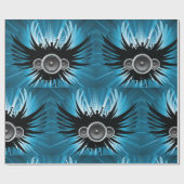 Rocking Speakers Wrapping Paper Cadeaupapier (Vlak)