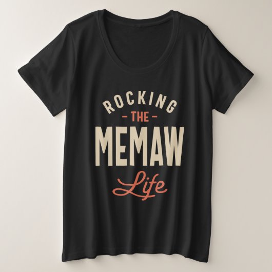 Rocking the Memaw Life - Design pour maman grand-m (Design devant)