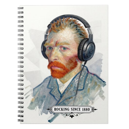 Rocking Vincent since 1880 Notebook Journal (Devant)