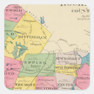 Rockingham County Vierkante Sticker