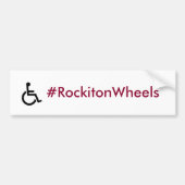 #RockitonWheels Bumpersticker (Voorkant)