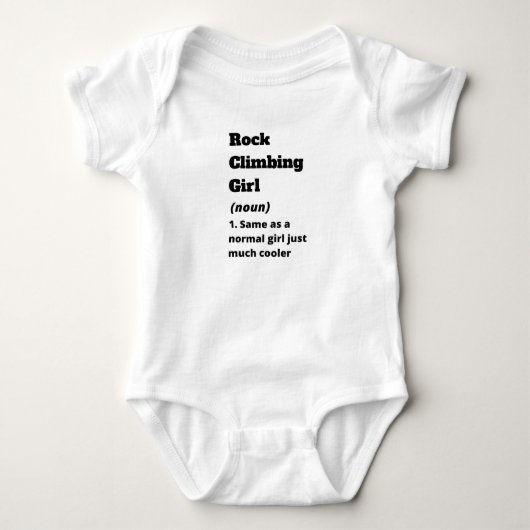 Rockklimmeisje Romper (Voorkant)