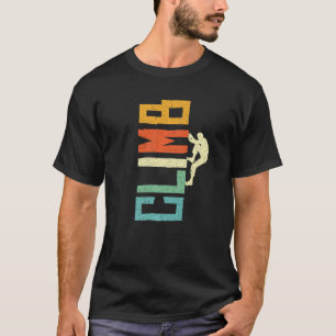 Rockklimmer, Bouldering, bergbeklimmer P T-shirt