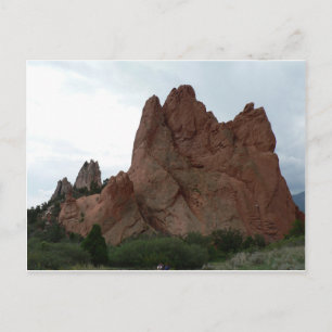 Rockklimmers, tuin van de goden, Colorado Briefkaart