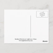 Rockland Breakwater Lighthouse, carte postale du M (Dos)