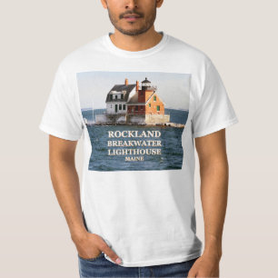 Rockland Breakwater Lighthouse, Maine T-Shirt