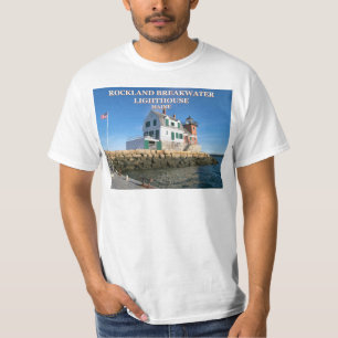 Rockland Breakwater Lighthouse, Maine T-Shirt