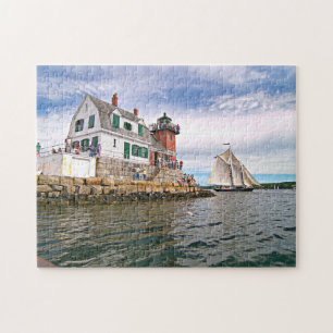 Rockland Breakwater Lighthouse Penobscot Bay Maine Legpuzzel