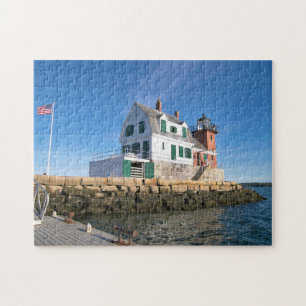 Rockland Breakwater Lighthouse Penobscot Bay Maine Legpuzzel
