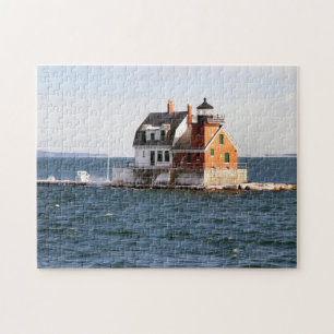 Rockland Breakwater Lighthouse Penobscot Bay Maine Legpuzzel