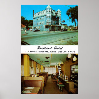 Rockland Hotel, vers 1950 Poster