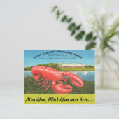 Rockland, Maine Briefkaart (Staand voorkant)