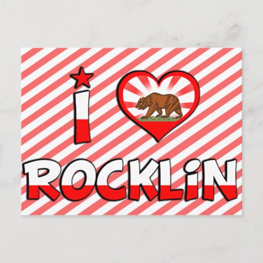 Rocklin, CA Briefkaart (Voorkant)