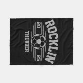 Rocklin Thunder Soccer Byll 2025 Hs  Fleece Deken (Voorkant (Horizontaal))