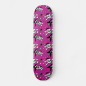 Rock'n Skulls met gitaren Skateboard (Voorkant)