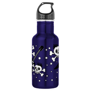 Rock'n Skulls met gitaren Waterfles