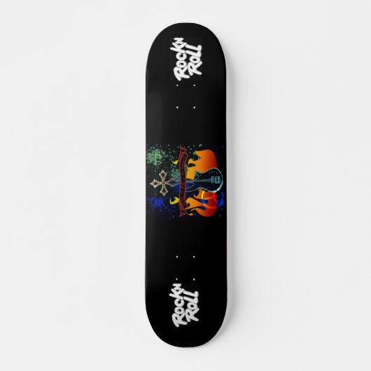 RocknRoll - Designer 7 3/8-inch deck Skateboard (Voorkant)
