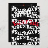 Rock'n'Roll Kaart (Voorkant / Achterkant)