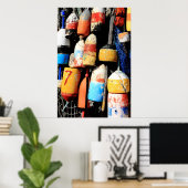 Rockport Buoys Poster (Thuiskantoor)
