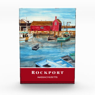Rockport Harbour Massachusetts New England USA Fotoblokken