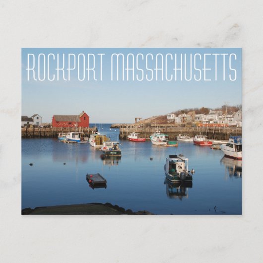 Rockport Massachusetts Briefkaart (Voorkant)
