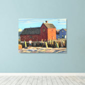 Rockport Motif #1 Impressionistisch Canvas Afdruk (Insitu (Houten vloer))