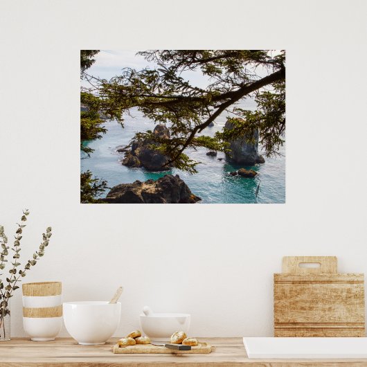 Rocks and Water Print, Value Poster Paper (Matte) (Cuisine)