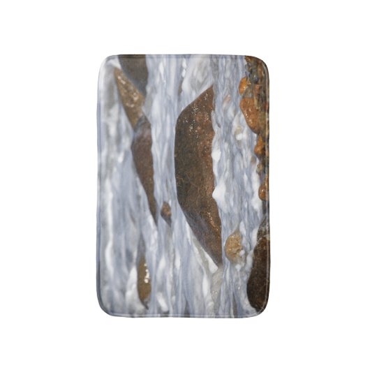 Rocks and Waves Bath Mat (Voorkant Verticaal)