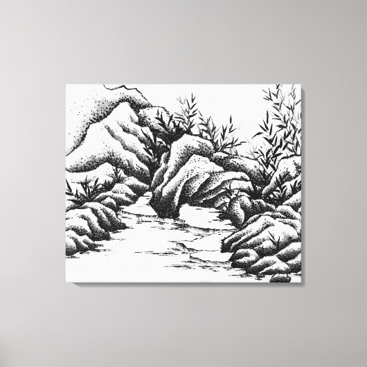 Rocks Canvas Afdruk (Voorkant)