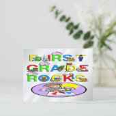 Rocks eerste graad briefkaart (Staand voorkant)