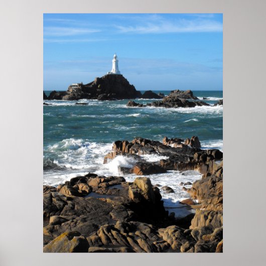 Rocks- en Corbiere-vuurtoren, Jersey Poster (Voorkant)