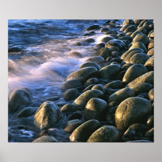 Rocks- en Wave Canvas Poster (Voorkant)