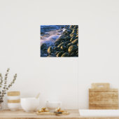 Rocks- en Wave Canvas Poster (Keuken)