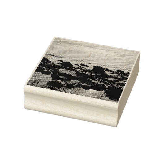 Rocks en Waves Rubberstempel (Stempel)