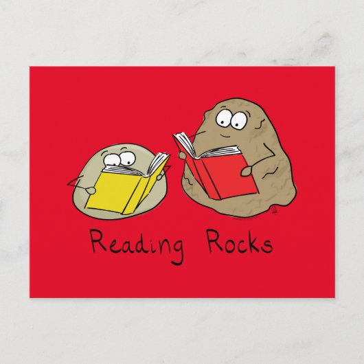 Rocks Funny Book Briefkaart lezen (Voorkant)